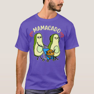 Cute Avocado Pregnancy Mamacado Mom To Be T-Shirt