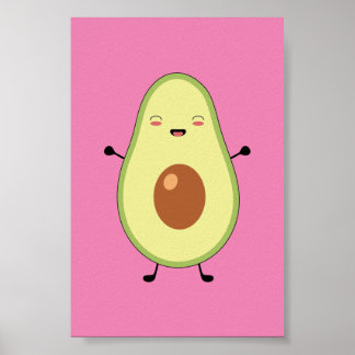 Cute Avocado Print - 4" x 6"