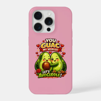 Cute Avocado Valentine’s Love Design, kawaii Love iPhone 15 Pro Case