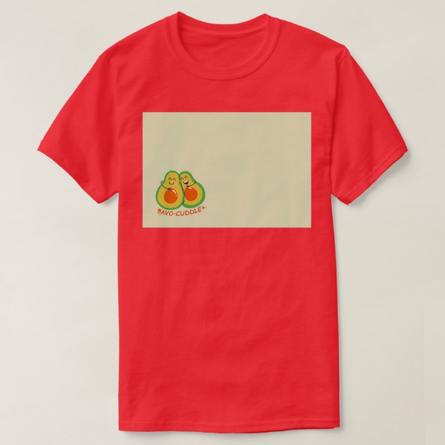 cute avocados mask T-Shirt (Design Front)