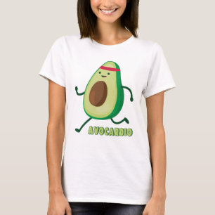 Cute Avocardio Cartoon T-Shirt
