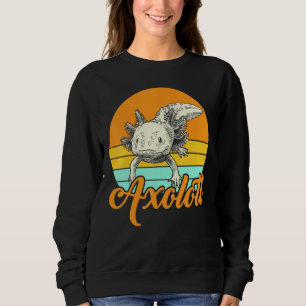 Cute Axolotl Amphibian Aquarium Axolotl Salamander Sweatshirt