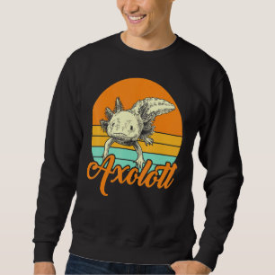 Cute Axolotl Amphibian Aquarium Axolotl Salamander Sweatshirt