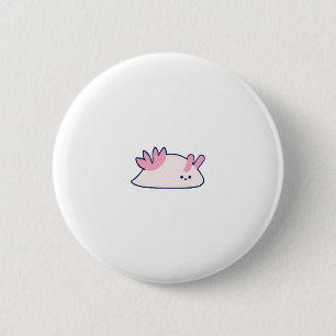 Cute Axolotl Cartoon Character 6 Cm Round Badge