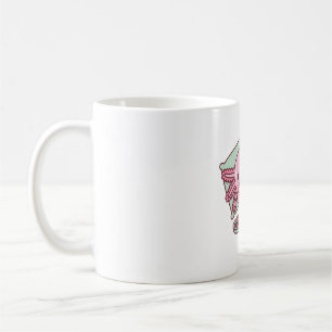 Cute Axolotl Chilling With Handphone Boba Tea And Coffee Mug