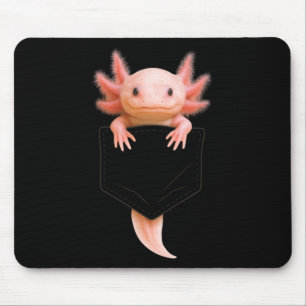 Cute Axolotl Cket Funny For Men Women Teen Kid Lon Mouse Mat