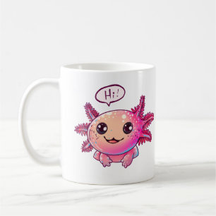 Cute Axolotl Comic in cartoon style Coffee Mug