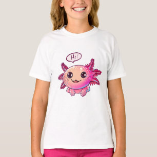 Cute Axolotl Comic in cartoon style T-Shirt