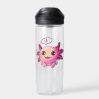 Cute Axolotl Comic in cartoon style