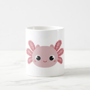 Cute Axolotl Face Coffee Mug