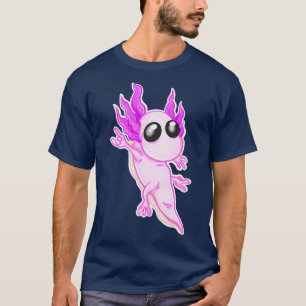 Cute Axolotl Funny Salamander Amphibians T-Shirt