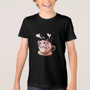 Cute Axolotl  – Kawaii Axolotl Lover Gift Tri-Blend Shirt