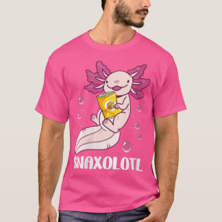 Cute Axolotl Lover Snaxolotl  (115)  T-Shirt