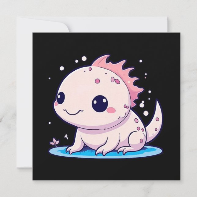 cute axolotl philosopher (Front)