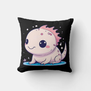 cute axolotl philosopher cushion