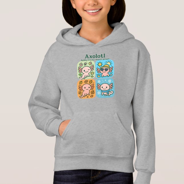 Cute Axolotl Seasons Collection – Seasons (Front)