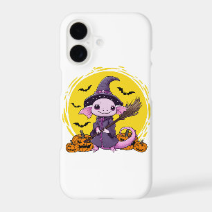 Cute Axolotl Witch Halloween