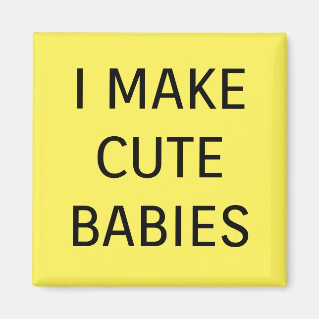 Cute Babies Magnet (Front)