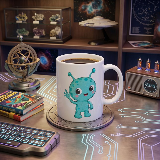 Cute Baby Alien Space Monster Coffee Mug (Creator Uploaded)