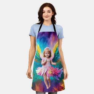 Cute Baby Angel Wings Art-38424 Apron