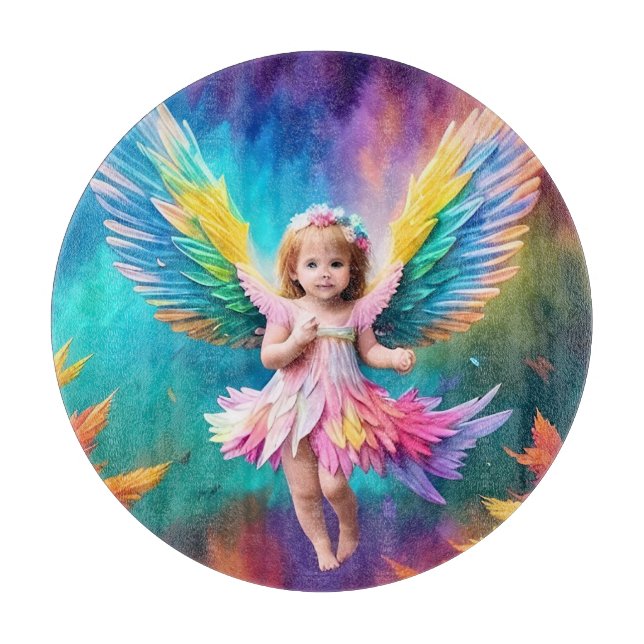 Cute Baby Angel Wings Art-38424 Cutting Board (Front)