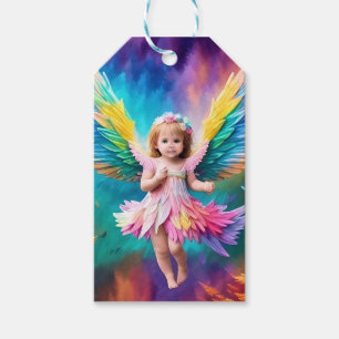 Cute Baby Angel Wings Art-38424 Gift Tags