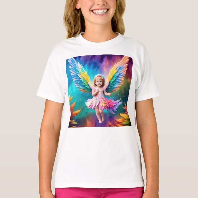 Cute Baby Angel Wings Art-38424 T-Shirt (Front)