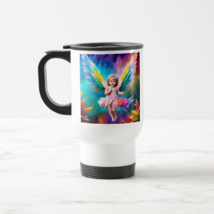 Cute Baby Angel Wings Art-38424 Travel Mug