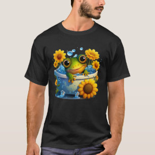 Cute Baby Animal Bathtime Bathtub Cuddly Kids Chil T-Shirt