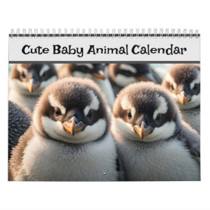 Cute Baby Animals   Animal Lovers 2025 Calendar