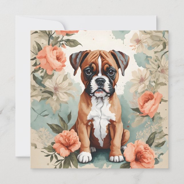 Cute Baby Animals | Boxer Puppy (Front)