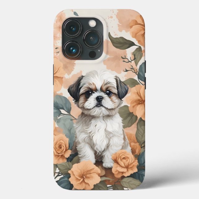 Cute Baby Animals - Shih Tzu Puppy Case-Mate iPhone Case (Back)