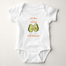 Cute Baby Avocado Family Welcome Newborn Awesome