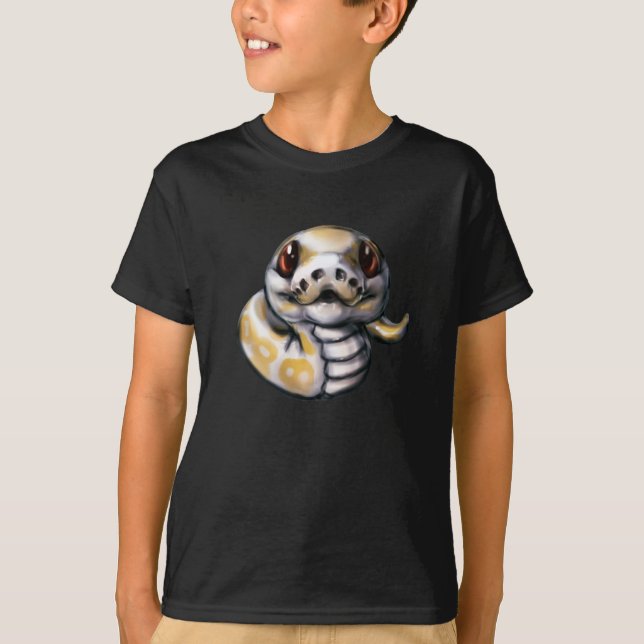 Cute Baby Ball Python Shirt (Albino) (Front)