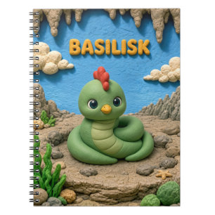 Cute Baby Basilisk, Mythical Notebook