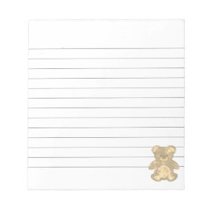 Cute Baby Bear Custom  Notepad