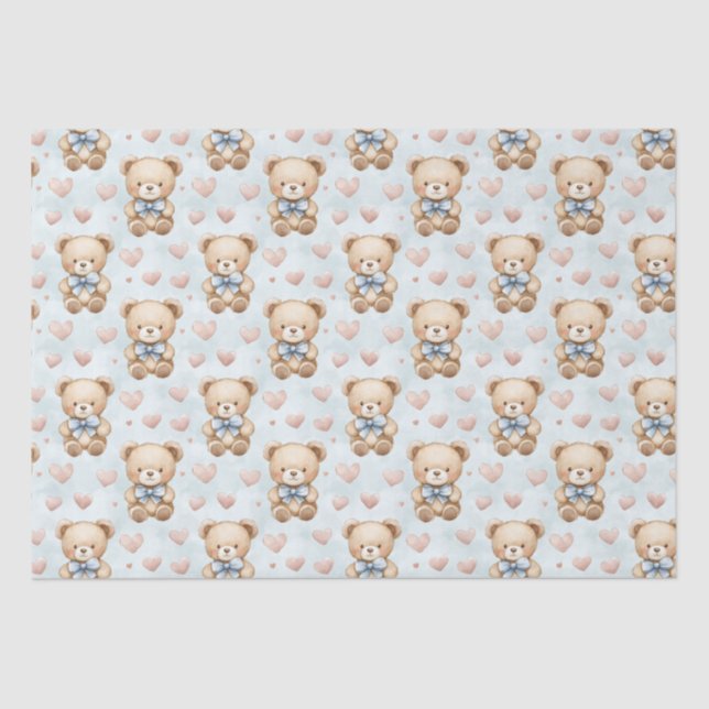 Cute baby bear  tissue paper (Front)