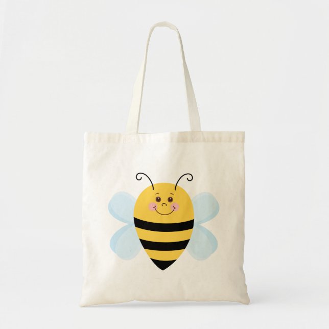 Cute Baby Bee Tote Bag (Front)