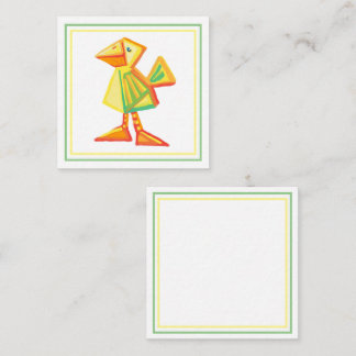 Cute baby bird Enclosure Card