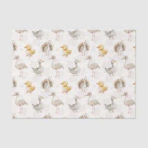 Cute baby birds nursery design tissue paper
