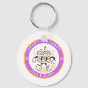 Cute Baby Birthday keychains 