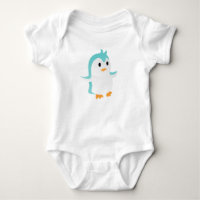 Cute Baby Blue Penguin Vector Act