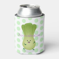 Cute baby bok choy cartoon illustration