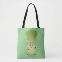 Cute baby bok choy cartoon illustration