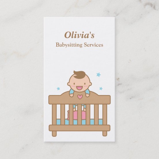 Cute Babysitting Business Cards | Zazzle UK