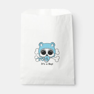 Cute Baby Boy Skull Favour Bags