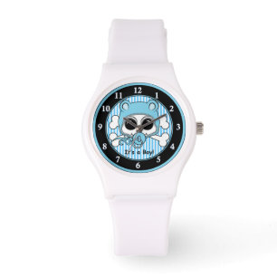 Cute Baby Boy Skull Watch