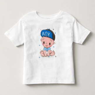 Cute Baby Boy T-Shirt | Adorable Little Boy in Blu