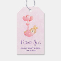 Cute Baby Bunny in a Heart Blanket