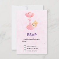 Cute Baby Bunny in a Heart Blanket